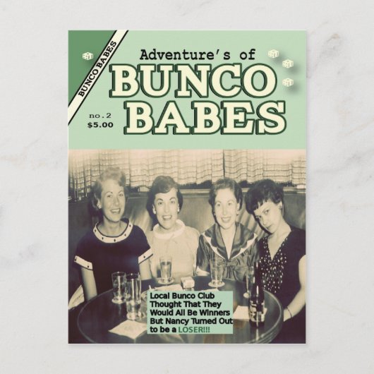 Invitation Carte Postale Les aventures de Bunco Babes Edition #2 (Devant)