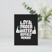 Invitation Carte Postale Les Pierrafeu | Loyal Order Water Buffalo Membre (Debout devant)