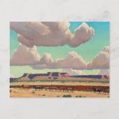 Invitation Carte Postale Les vastes terres de Navajo par Maynard Dixon (Devant)