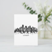 Invitation Carte Postale Lexington Kentucky Skyline (Debout devant)