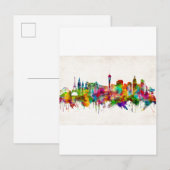 Invitation Carte Postale Ligne d'atterrissage de Las Vegas (Devant / Derrière)