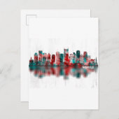 Invitation Carte Postale Ligne du Tennessee (Devant / Derrière)