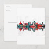 Invitation Carte Postale Liverpool England (Devant / Derrière)