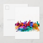 Invitation Carte Postale Liverpool Skyline (Devant / Derrière)