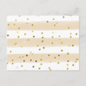 Invitation Carte Postale Livres de citrouille de forêt Boho pour bébé (Dos)