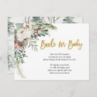 Livres Floraux de Noël Hivernal pour Bébé