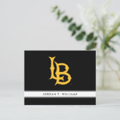 Invitation Carte Postale Logo de Long Beach State (Debout devant)