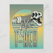 Invitation Carte Postale logo de T-REX dessiné (Devant)