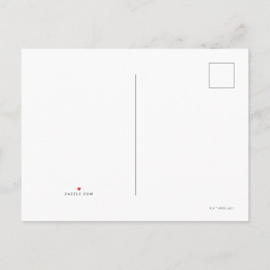 Invitation Carte Postale Logo Gold Harry Potter (Dos)