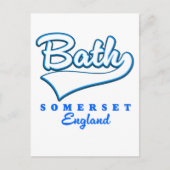 Invitation Carte Postale Logo voyage de Bath Somerset (Devant)
