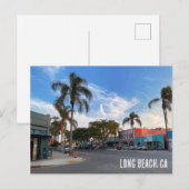 Invitation Carte Postale Long Beach California (Devant / Derrière)