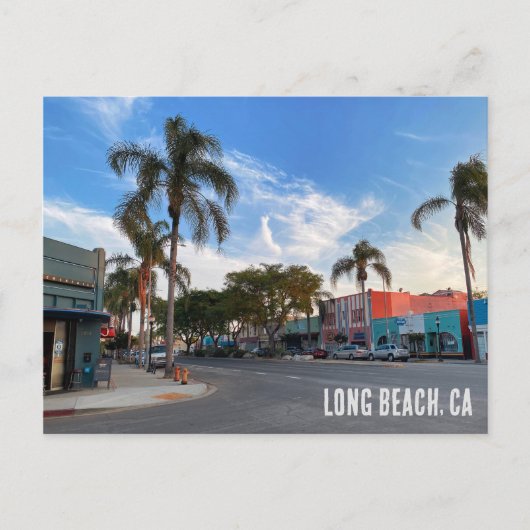 Invitation Carte Postale Long Beach California (Devant)