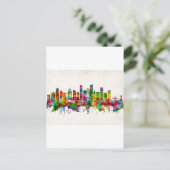 Invitation Carte Postale Los Angeles California Skyline (Debout devant)