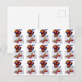 Invitation Carte Postale Luchadores (Devant / Derrière)