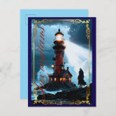 Invitation Carte Postale Lux (Devant / Derrière)