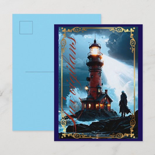 Invitation Carte Postale Lux (Devant / Derrière)