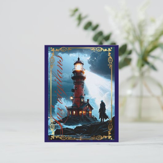 Invitation Carte Postale Lux (Debout devant)