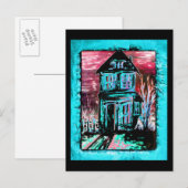 Invitation Carte Postale Maison d'invitation (Devant / Derrière)