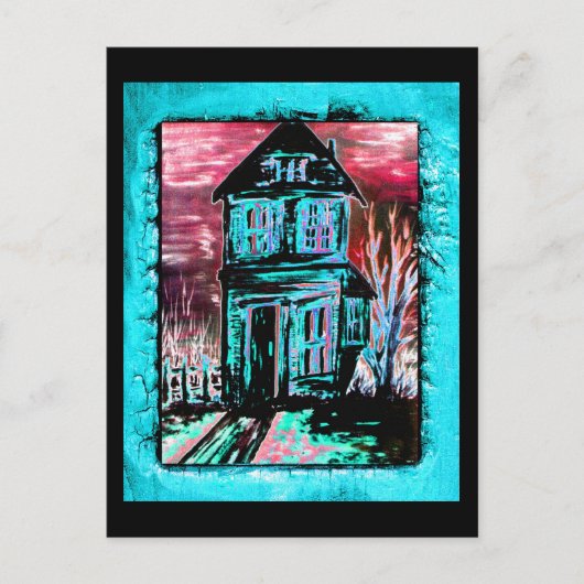 Invitation Carte Postale Maison d'invitation (Devant)