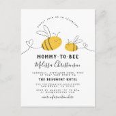 Invitation Carte Postale Maman À Être Baby shower (Devant)