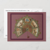 Invitation Carte Postale Mardi Gras Rex Ball 1890 (Devant / Derrière)