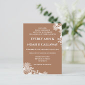 Invitation Carte Postale Mariage bon marché (Debout devant)