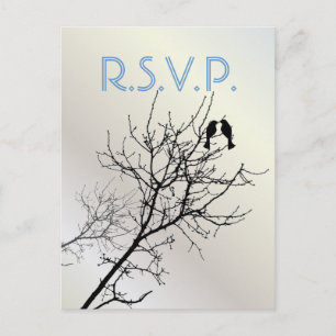 Invitation Carte Postale mariage campagnard rustique inséparable moderne rs