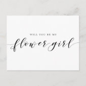Invitation Carte Postale Mariage Champêtre Veux-tu être ma Demoiselle d'Hon (Devant)