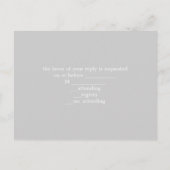 Invitation Carte Postale mariage champêtre western country en bois de grang (Dos)