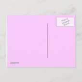 Invitation Carte Postale Mariage chinois rose fleur de cerisier (Dos)