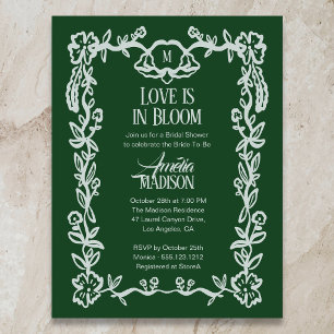 Invitation Carte Postale Mariage dans un Budget Fleurit Thème de Fête de Fi