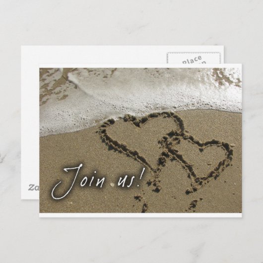 Invitation Carte Postale Mariage de destination ! (Devant / Derrière)