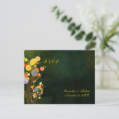 Invitation Carte Postale Mariage de l'arbre lunaire RSVP (Debout devant)