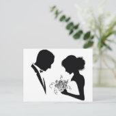 Invitation Carte Postale mariage fabuleux (Debout devant)
