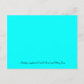 Invitation Carte Postale Mariage Gown (Dos)