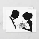 Invitation Carte Postale mariage incroyable (Devant / Derrière)