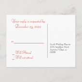Invitation Carte Postale Mariage lesbien One Bride (Dos)