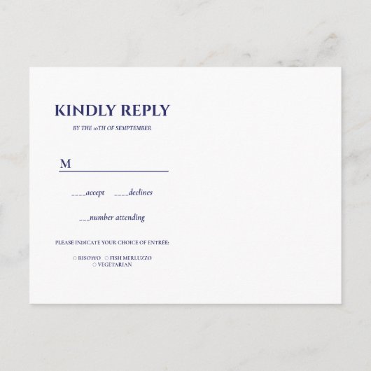 Invitation Carte Postale Mariage maritime en tuile jaune espagnol RSVP REPA (Dos)