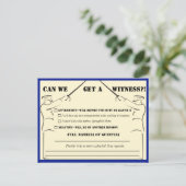 Invitation Carte Postale Mariage militaire RSVP (Debout devant)