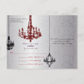 Invitation Carte Postale Mariages personnalisés (Dos)