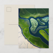 Invitation Carte Postale Marshland Elegance (Devant / Derrière)