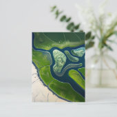 Invitation Carte Postale Marshland Elegance (Debout devant)