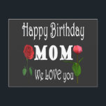 Invitation Carte Postale Meilleur Maman Birthday Design<br><div class="desc">Wonderful cute birthday design for your lovely mama</div>