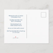 Invitation Carte Postale Merry Chrismukkah Cute Hanoukka Christmas Party (Dos)