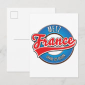 Invitation Carte Postale Metz Grand Est France (Devant / Derrière)