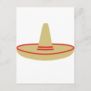 Invitation Carte Postale mexique sombrero
