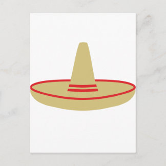 Invitation Carte Postale mexique sombrero