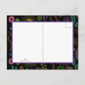 Invitation Carte Postale Microbes (Dos)