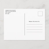 Invitation Carte Postale Mignon rose porcelet photo d'animal Enregistrer la (Dos)