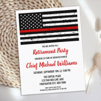 Mince Red Line Firefighter Retirement Party